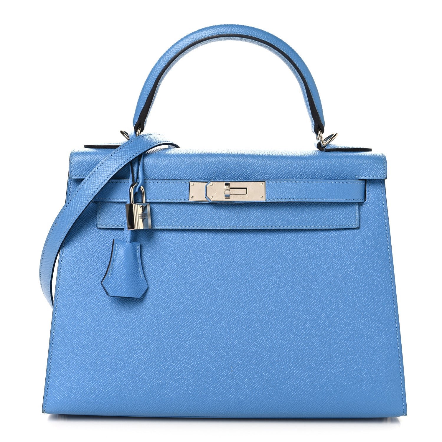 Hermes Hermes Epsom Kelly Sellier 28 Bleu Paradise