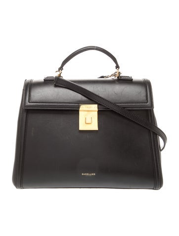Leather Top Handle Bag