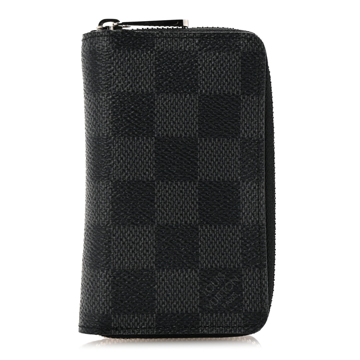 Louis Vuitton Damier Graphite Zippy Coin Purse Vertical