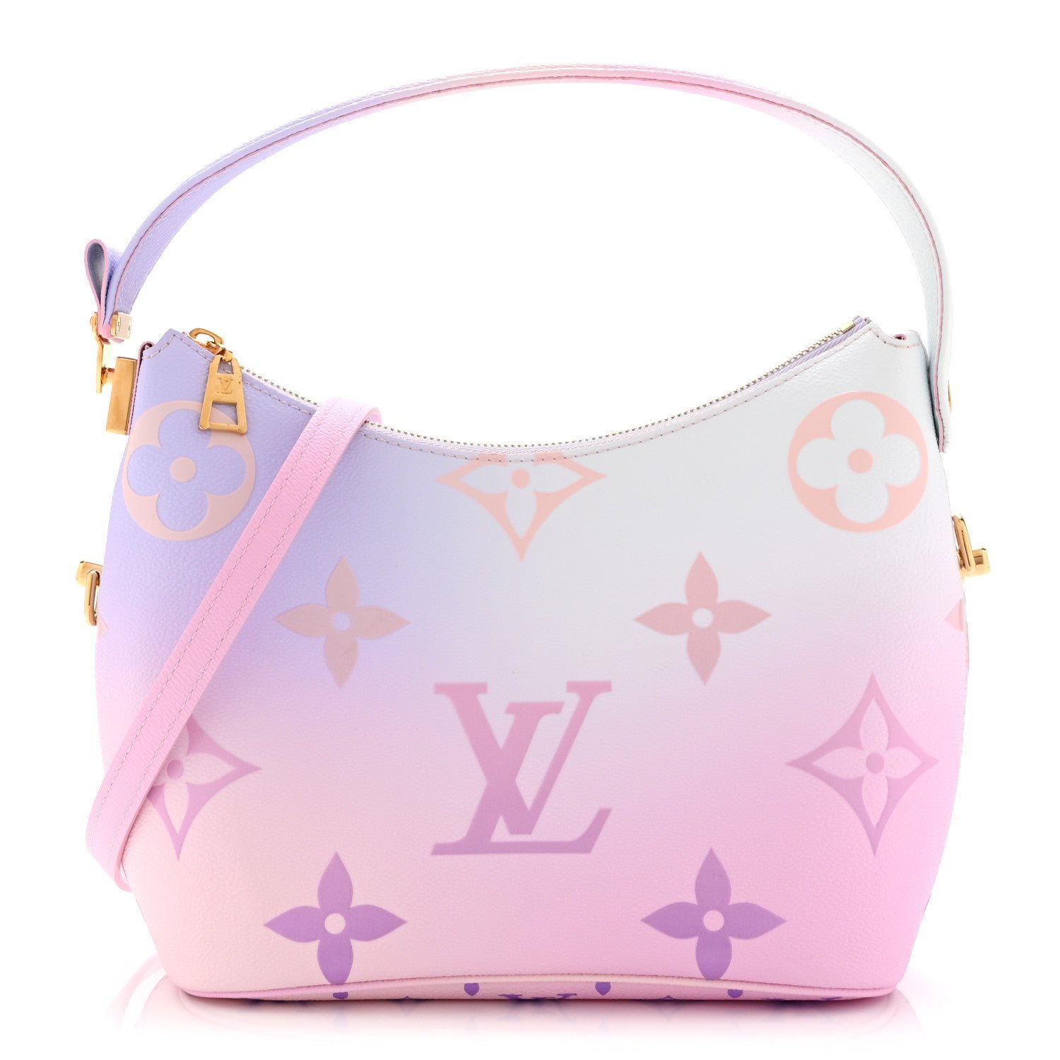 Louis Vuitton Monogram Giant Spring In The City Marshmallow Hobo PM Sunrise Pastel