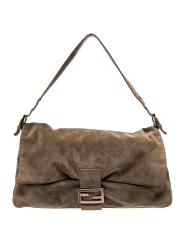 Suede Shoulder Bag Vintage