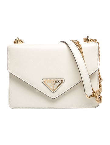 Enameled Metal Triangle Shoulder Bag