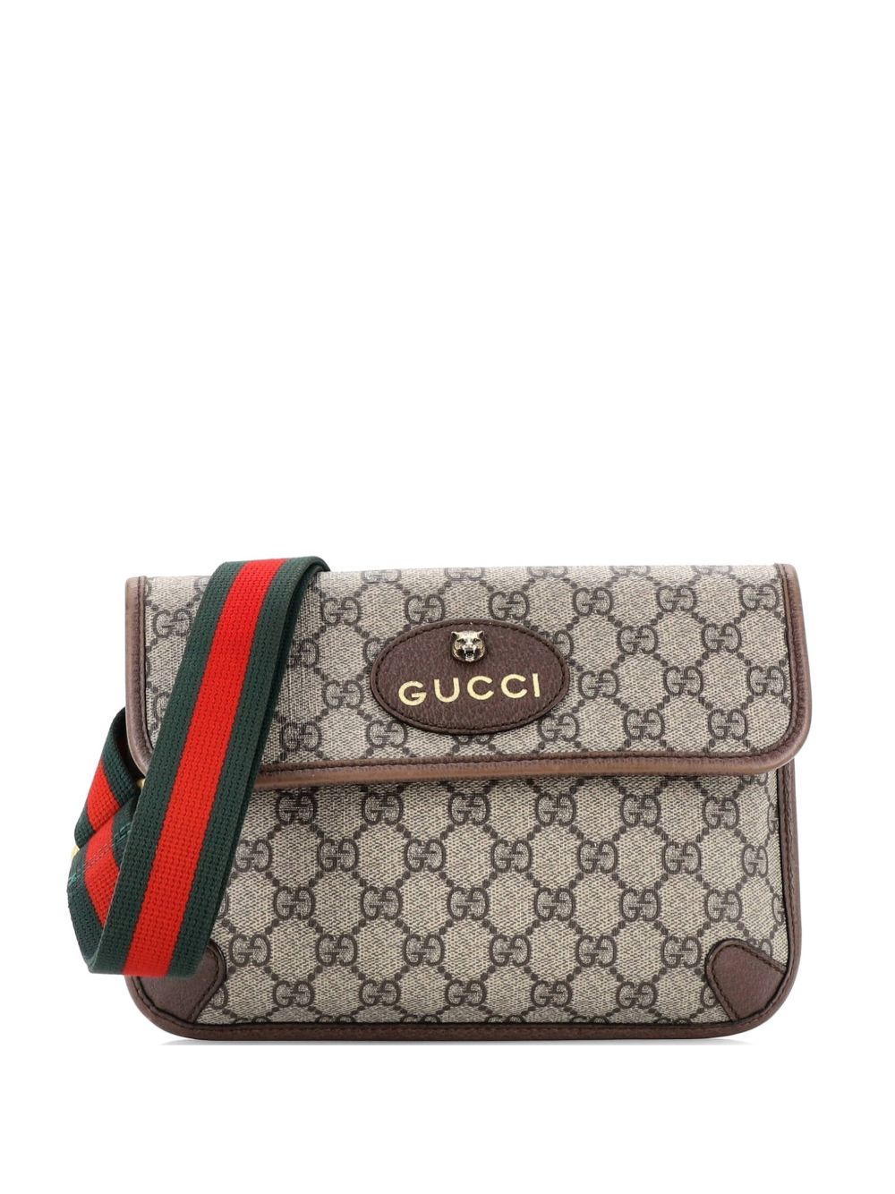 Neo Vintage Flap GG Coated Canvas belt bag