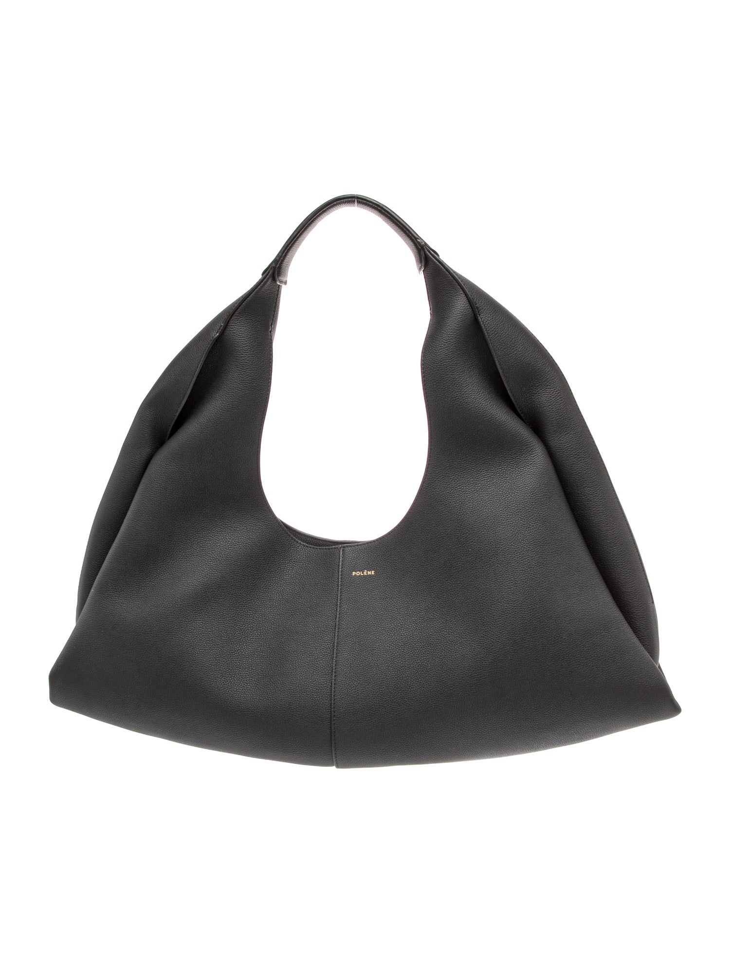 Polene Leather Shuldo Bag Large