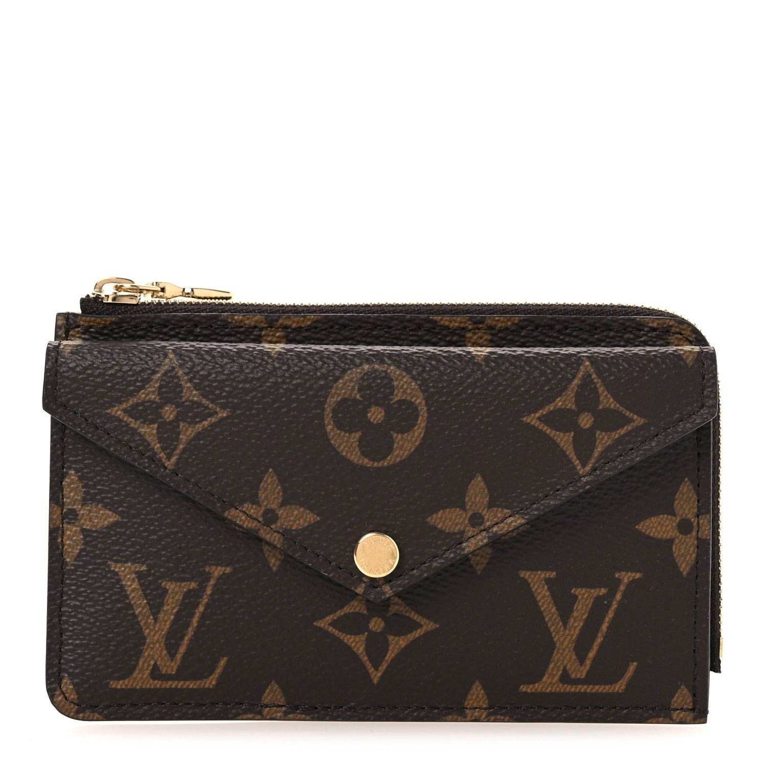 Louis Vuitton Monogram Recto Verso Card Holder Black