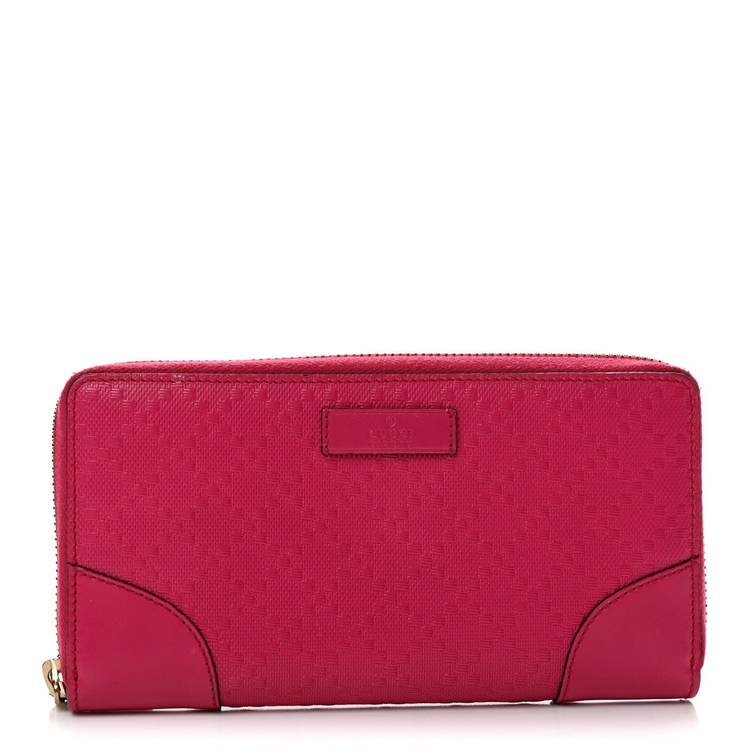 Gucci Bright Diamante Zip Around Wallet Blossom