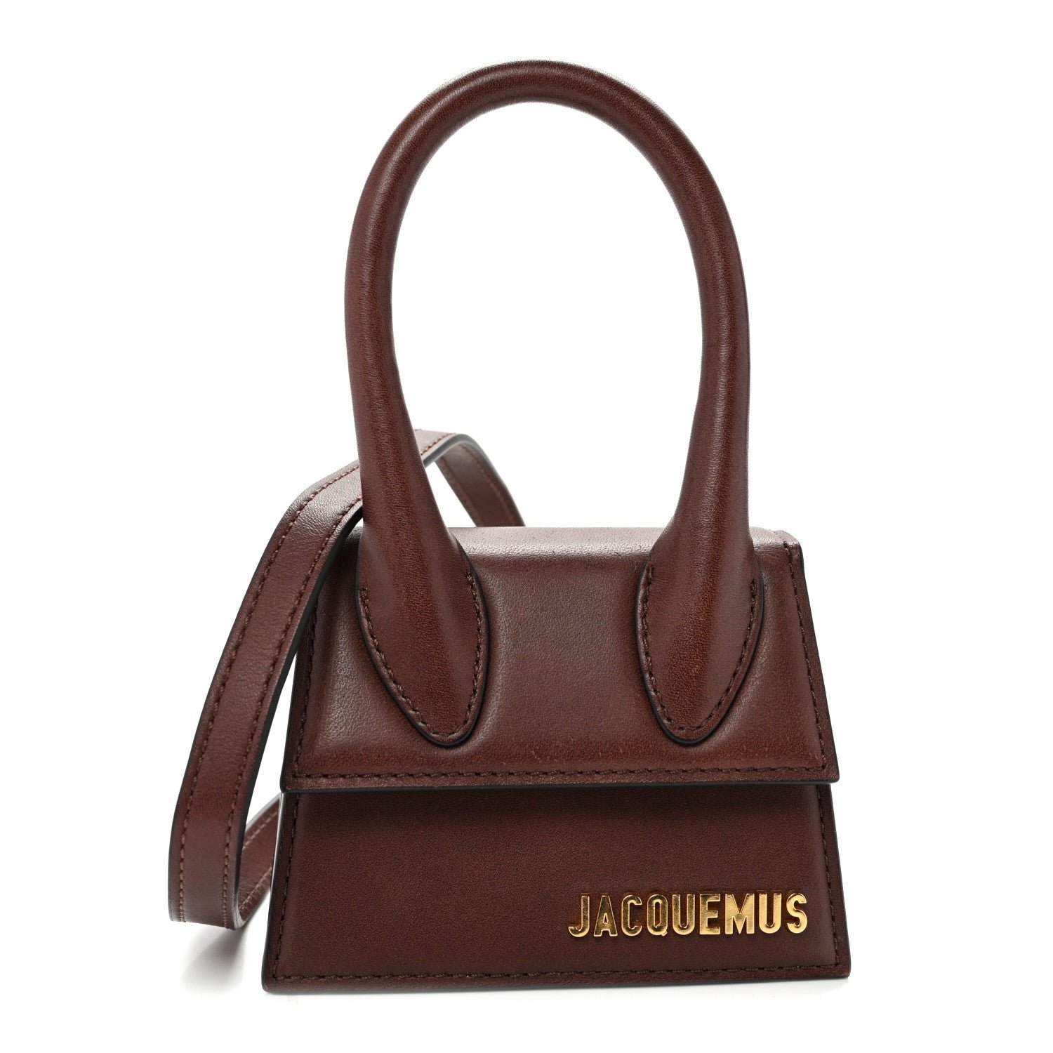 Jacquemus Jacquemus Smooth Calfskin Le Chiquito Dark Brown