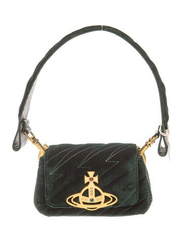 Velvet Top Handle Bag