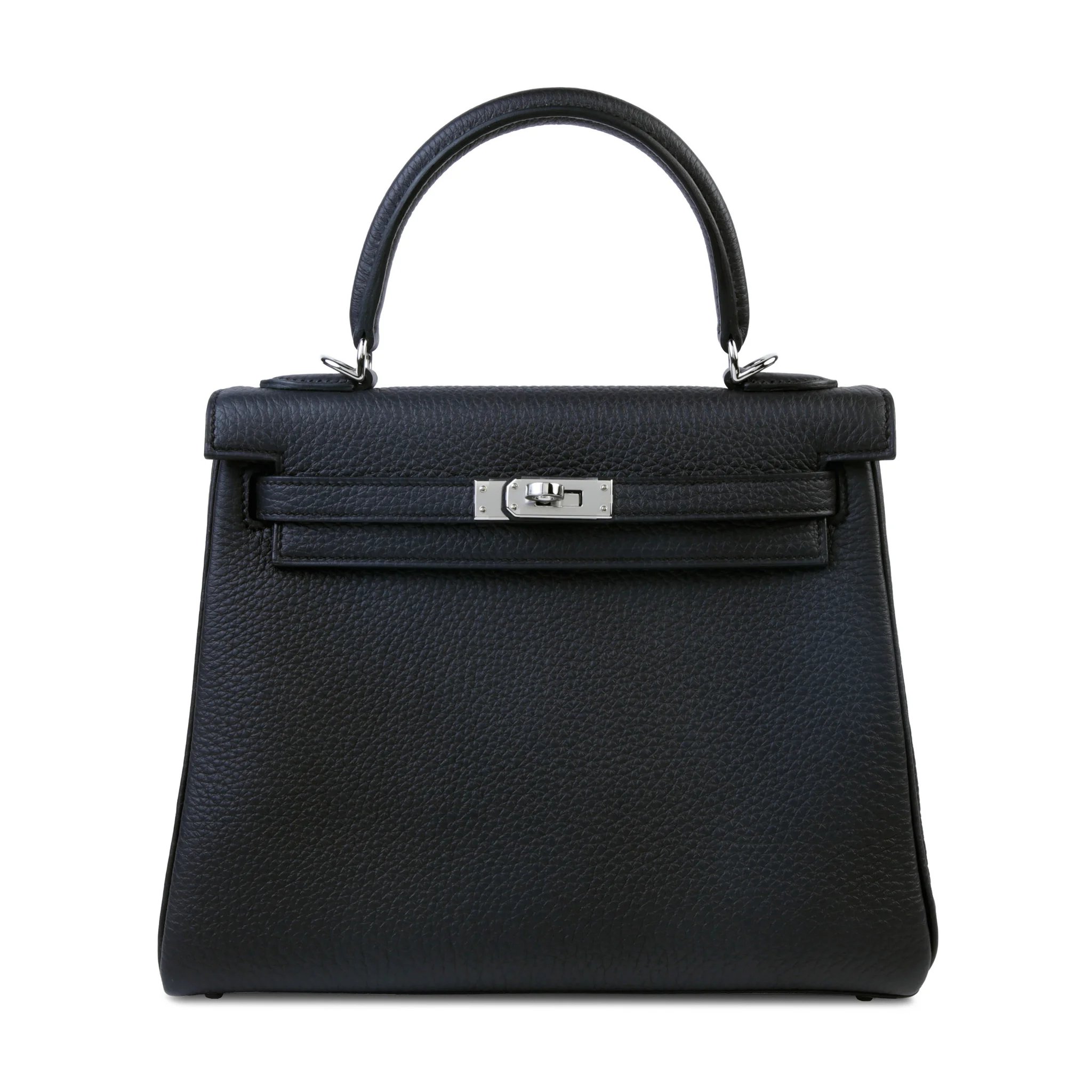 Brand New ( Rank N ) HERMÈS Kelly 25 Noir (89) Togo Palladium hardware G (2026)