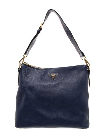 Vitello Daino Leather Messenger Bag