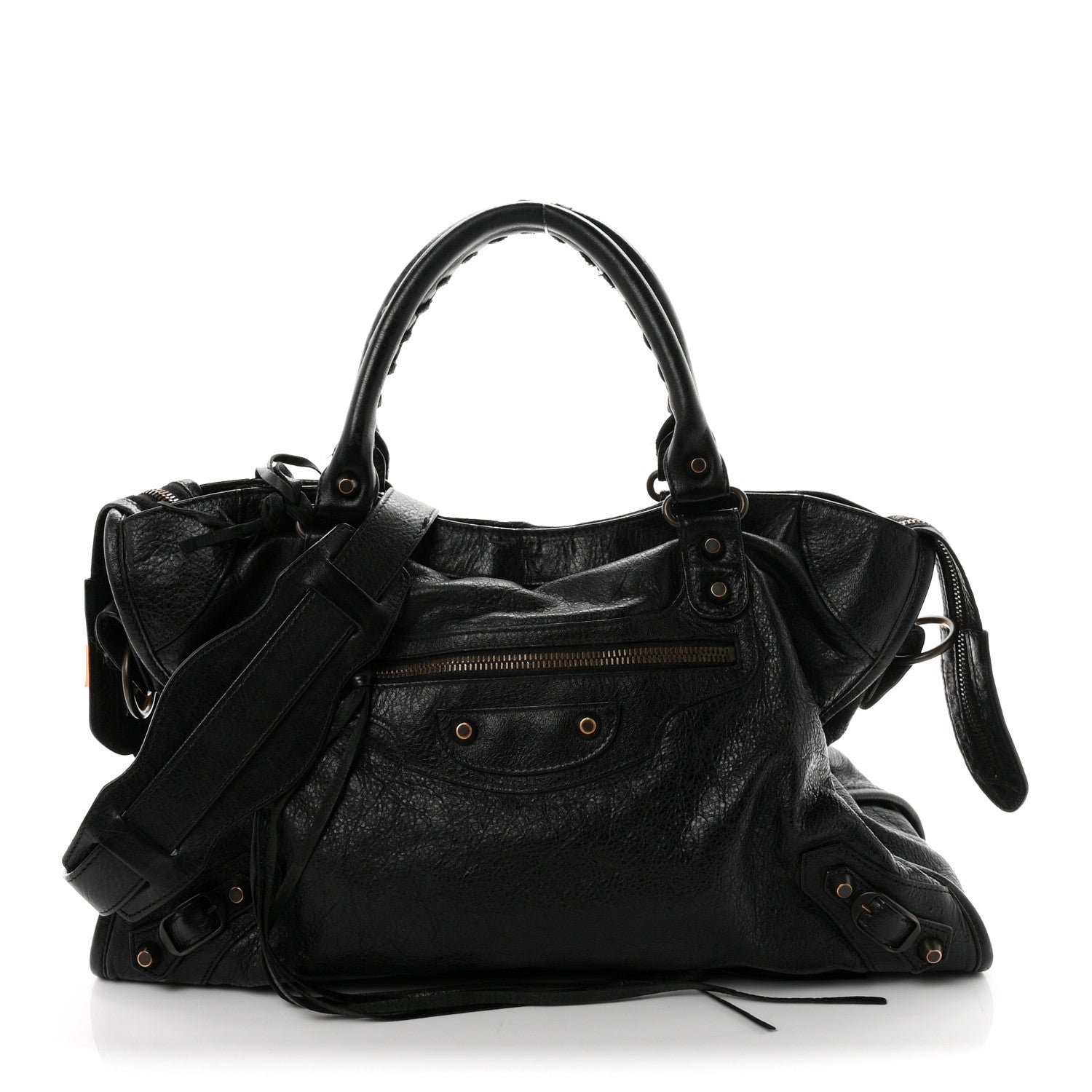 Balenciaga Agneau Classic Hardware City Black