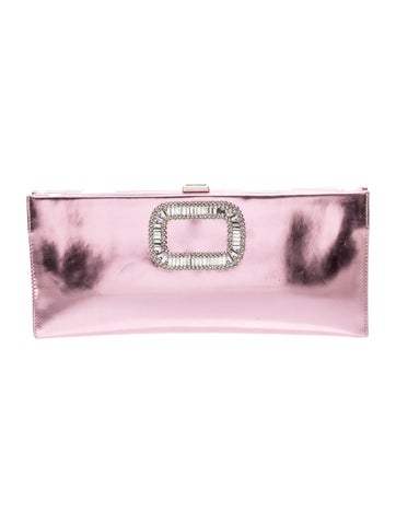Roger Vivier Leather Clutch