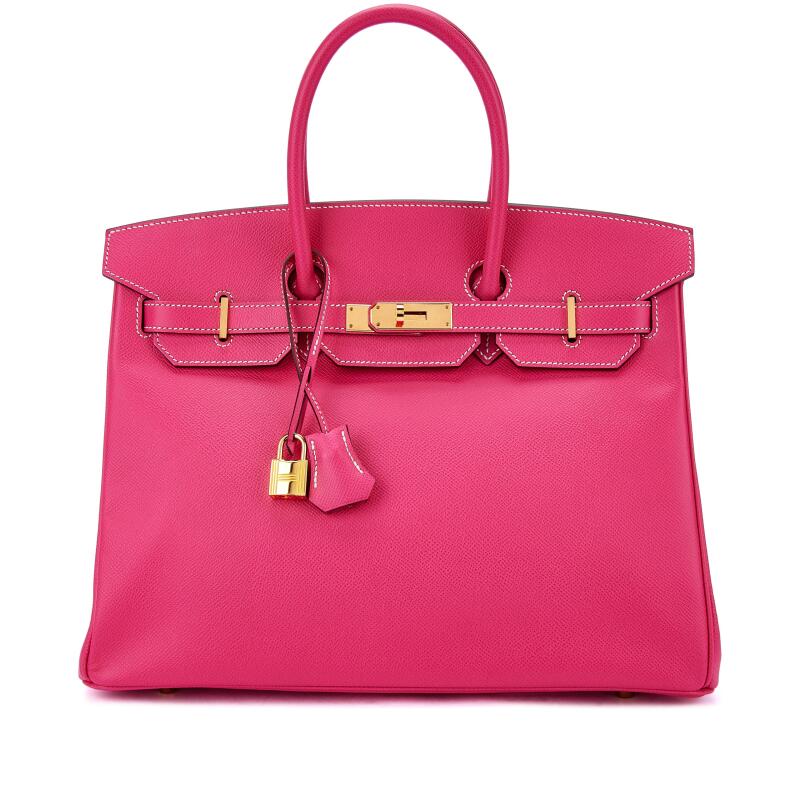 Hermes Rose Tyrien Epsom Birkin 35 Gold Hardware, 2013