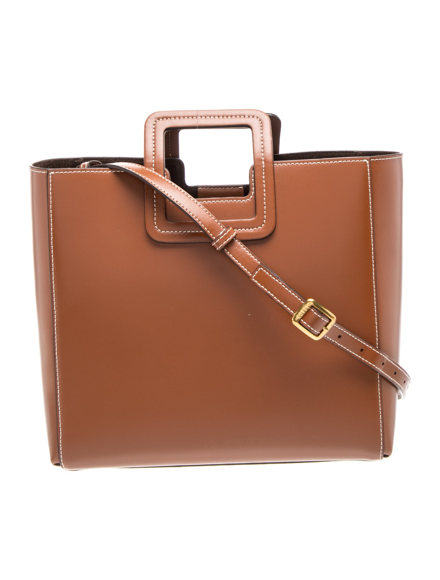 Leather Top Handle Bag w/ Tags