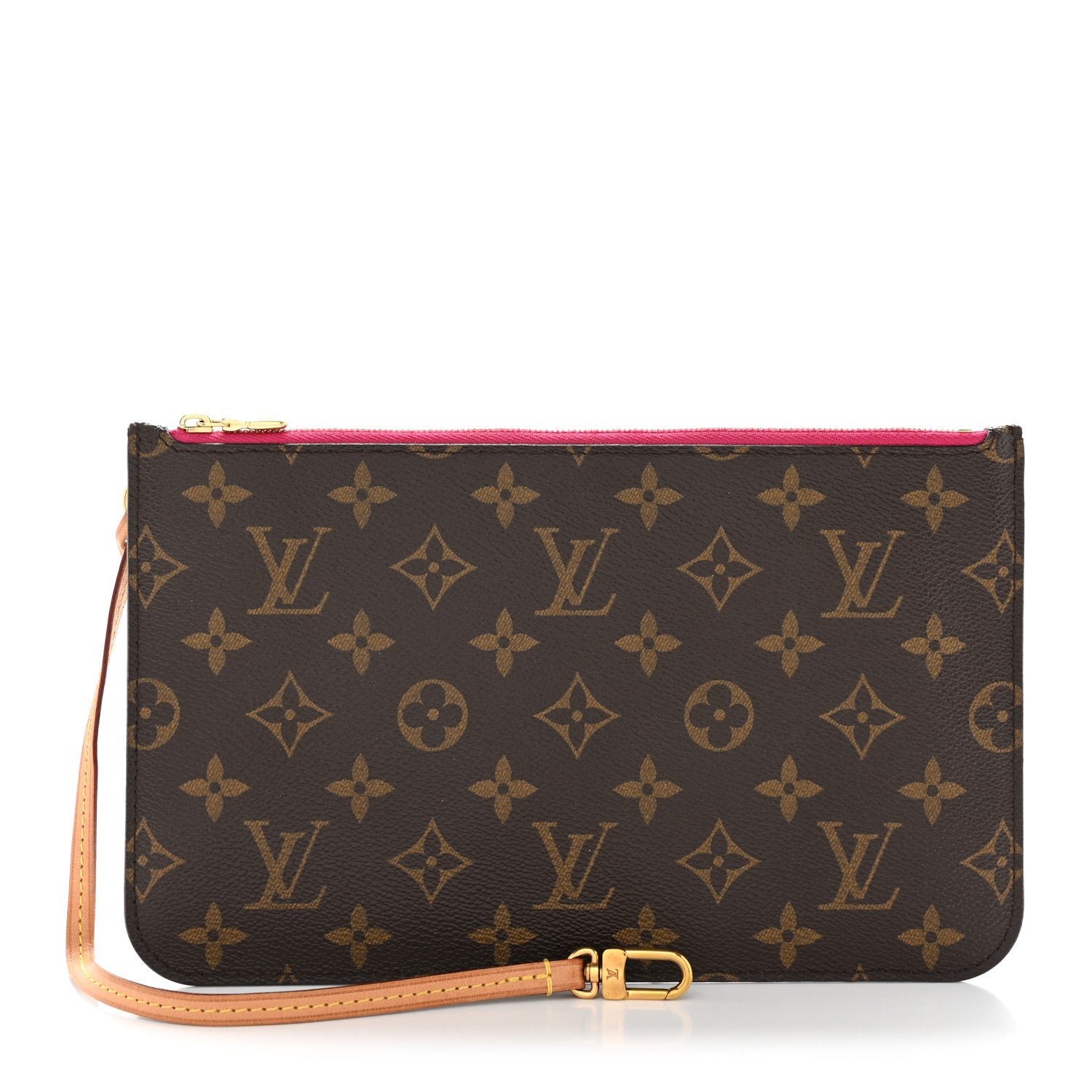 Louis Vuitton Monogram Neverfull MM GM Pochette Pivoine