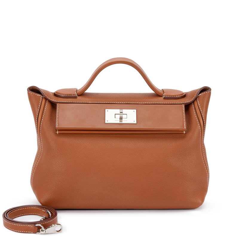 Fauve Barenia, Togo and Swift 24/24 29 Palladium Hardware