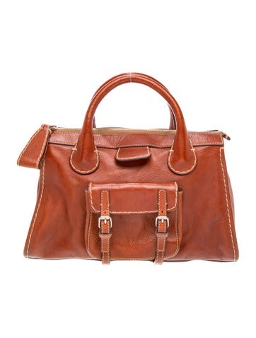 Leather Top Handle Bag