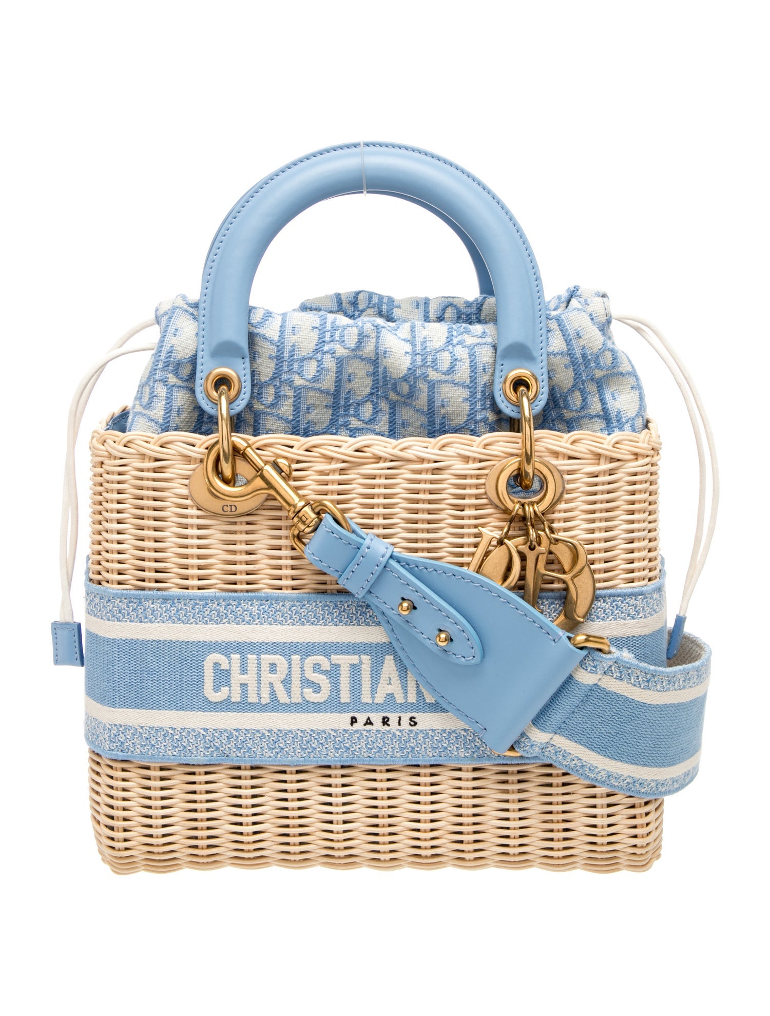 Oblique Jacquard Lady Dior Medium