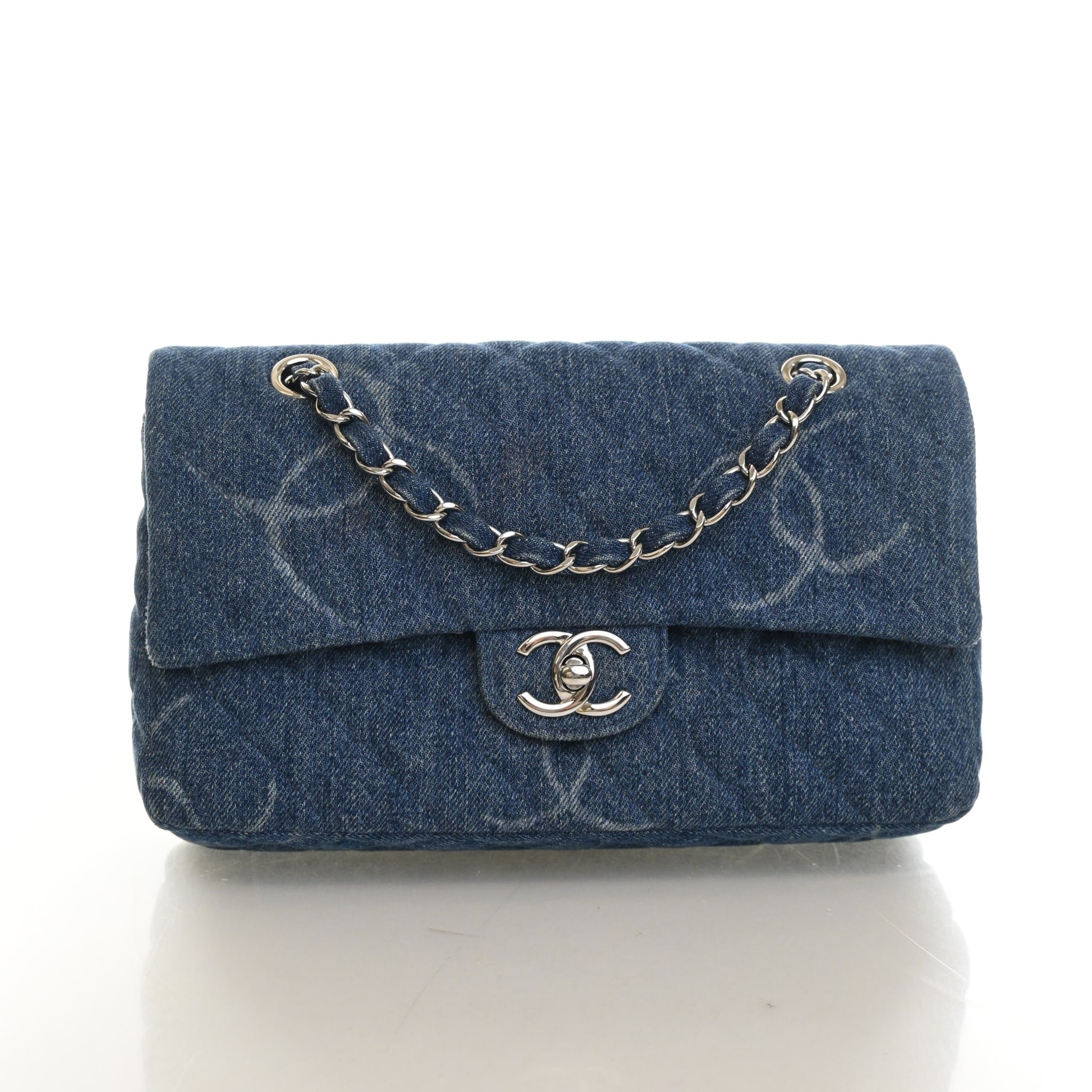 Chanel Medium Denim Classic Single Flap Bag