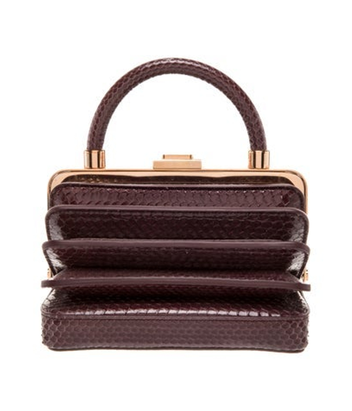 Gabriela Hearst Hearst Snakeskin Top Handle Bag