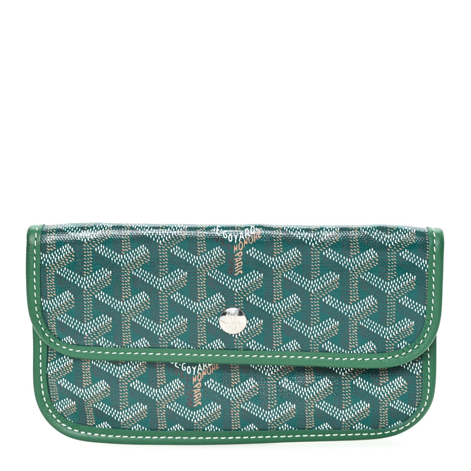 Goyard Goyardine Pouch Green
