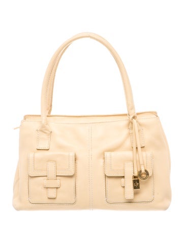 Leather Top Handle Bag