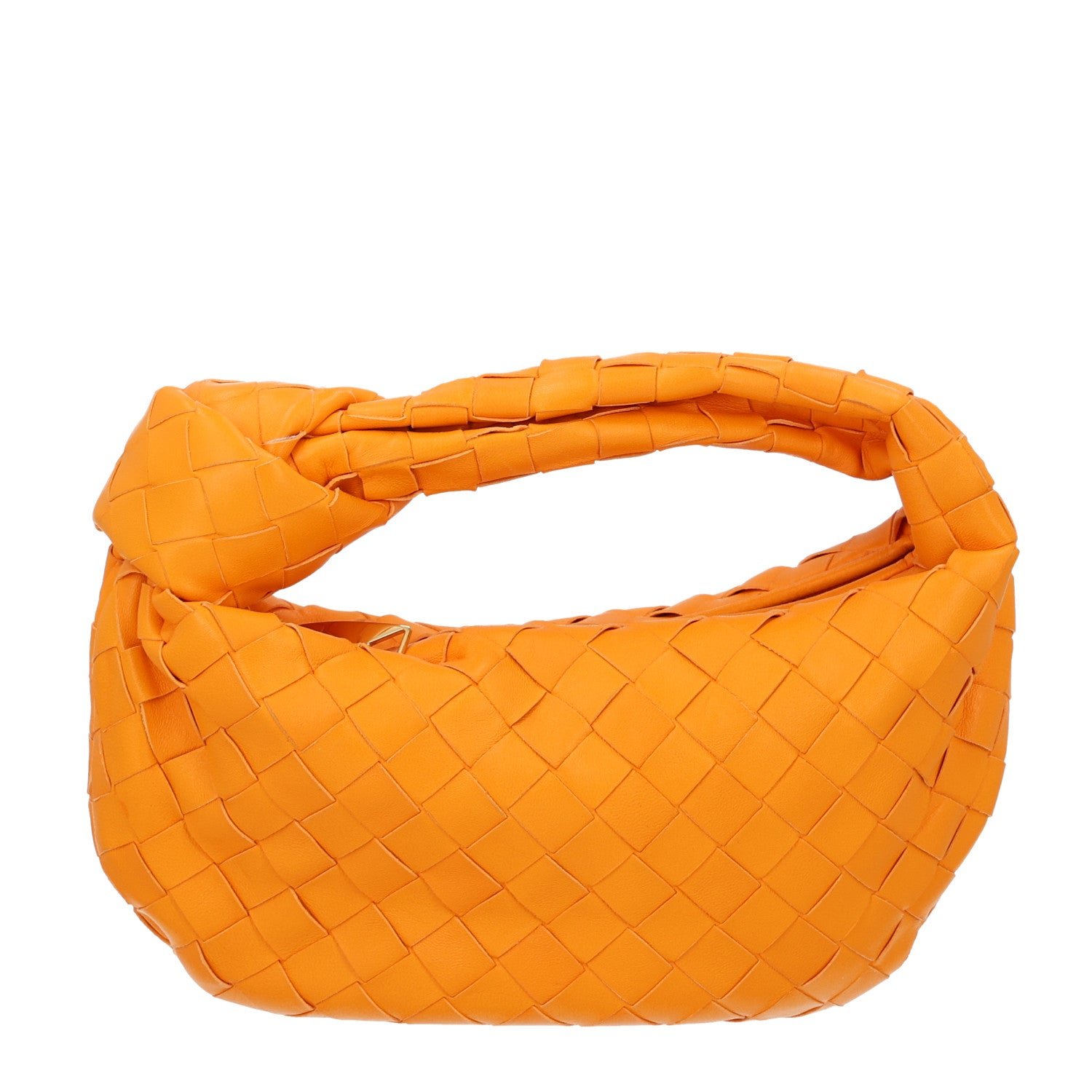 Bottega Veneta Nappa Intrecciato Mini Jodie Tangerine