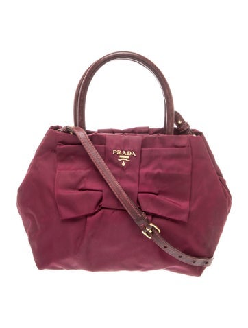 Tessuto Nylon Top Handle Bag