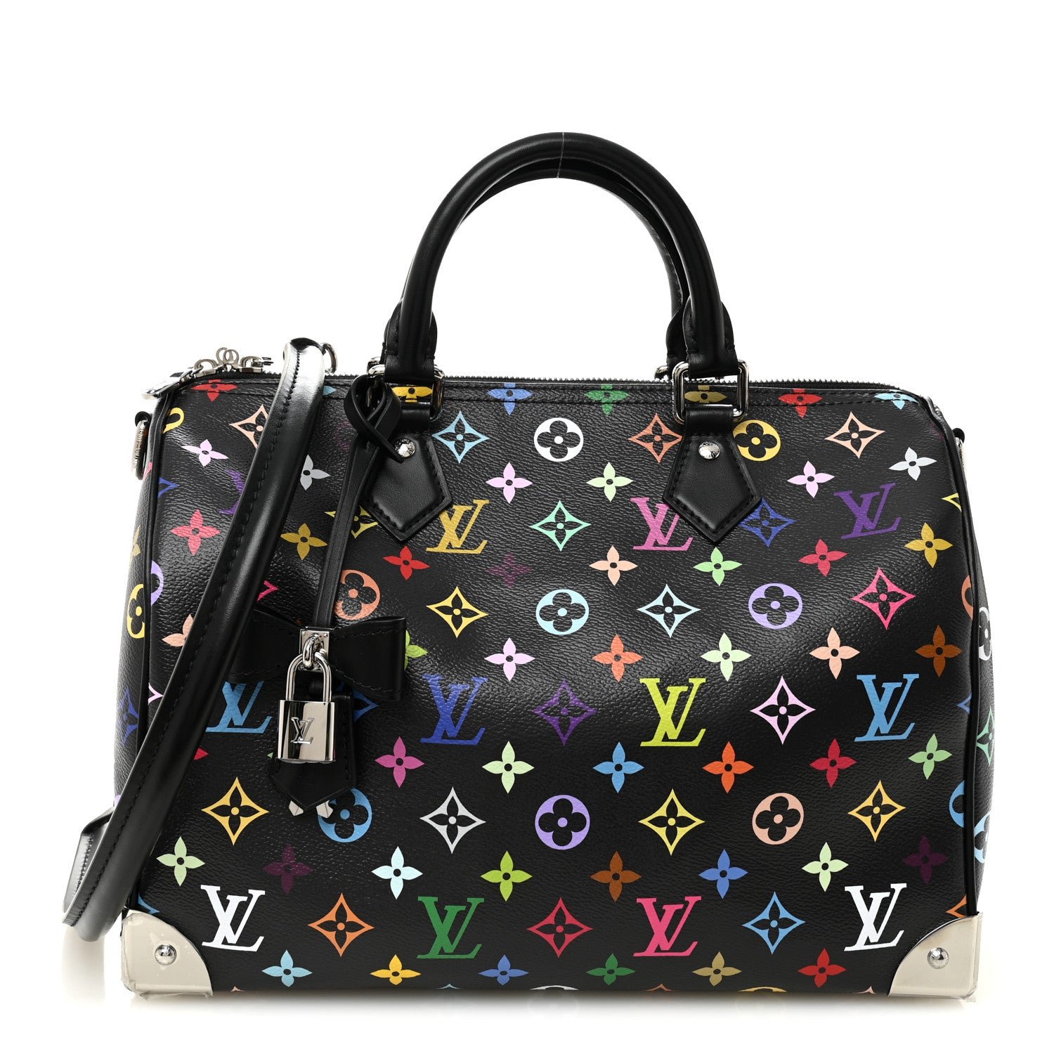 Louis Vuitton Louis Vuitton LV X TM Monogram Multicolor Speedy Soft 30 Black