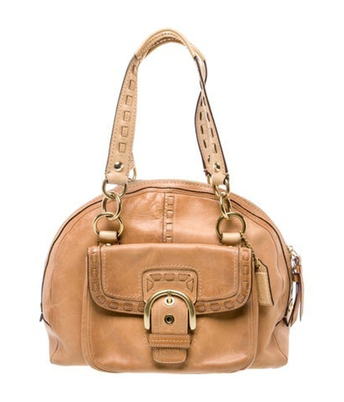 Coach Leather Top Handle Bag