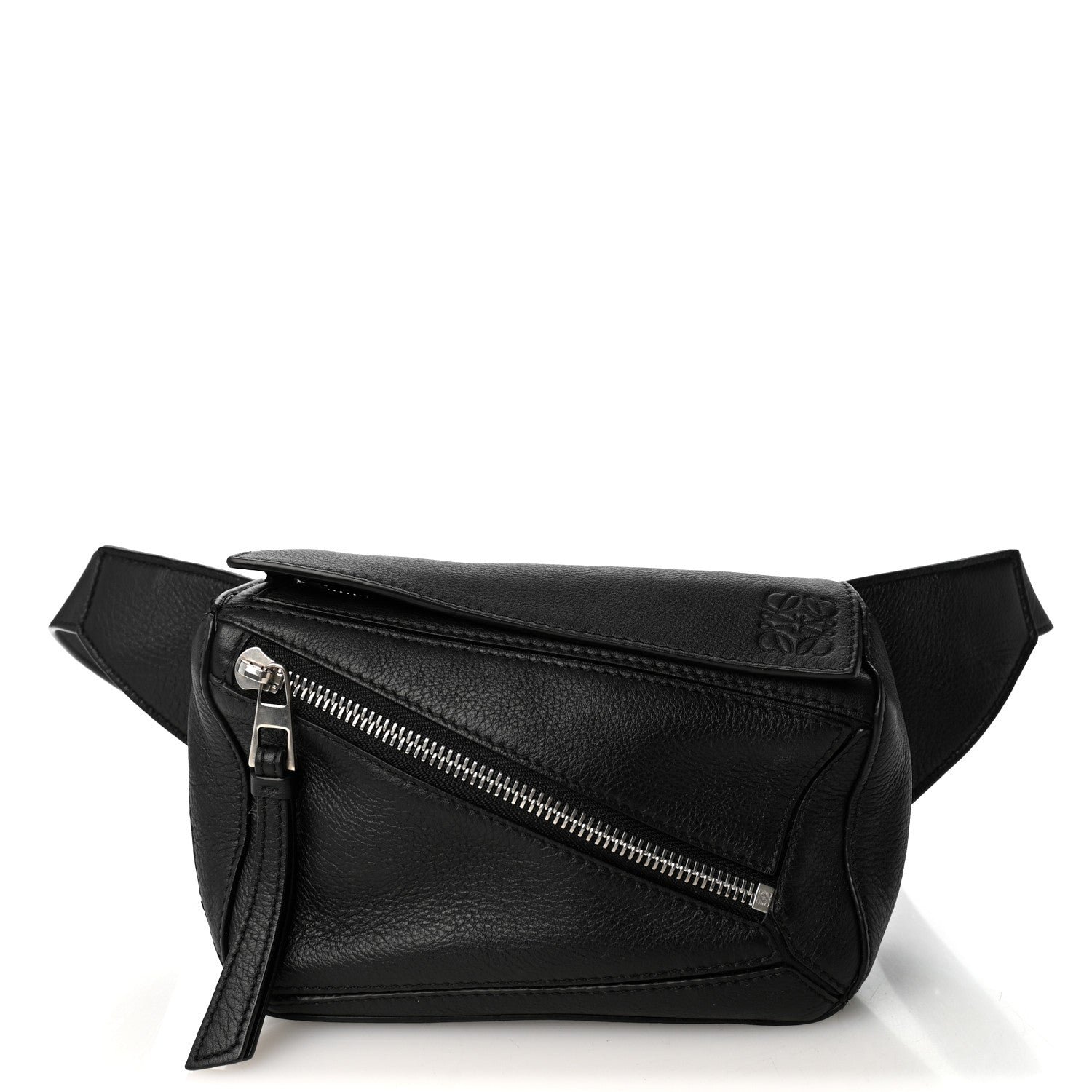 Loewe Calfskin Mini Puzzle Bumbag Black