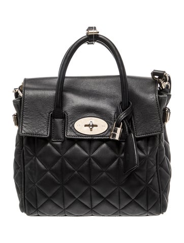 Mulberry Leather Top Handle Bag