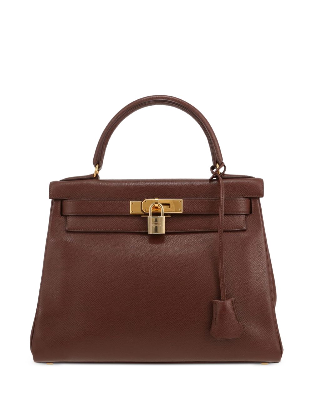 1996 Kelly flap leather handbag