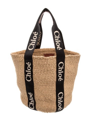 Raffia Woody Basket Bag