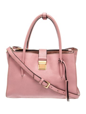 Goat Leather Top Handle Bag