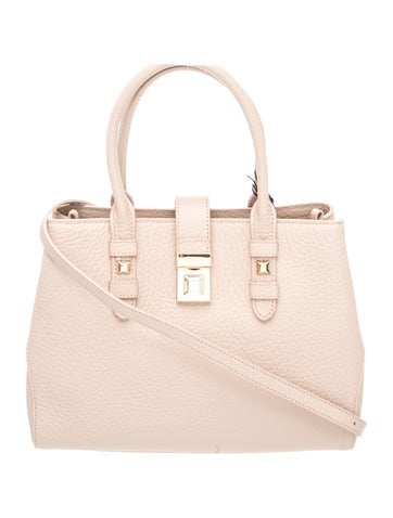 Leather Top Handle Bag w/ Tags