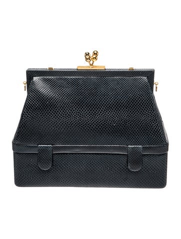 Judith Leiber Leather Minaudière