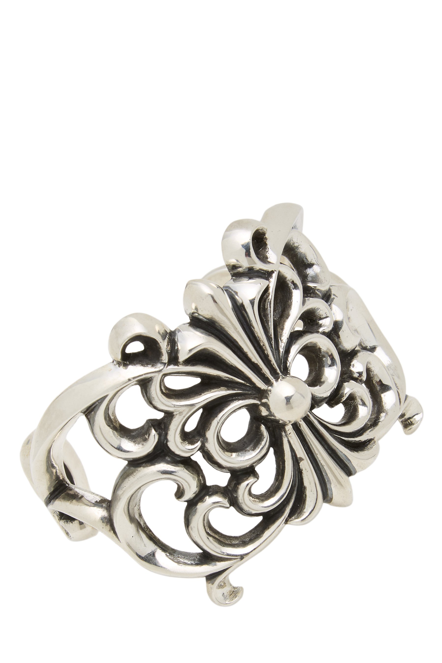 Chrome Hearts Sterling Silver Butterfly Cuff