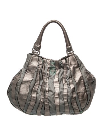 Nappa Waves Top Handle Bag