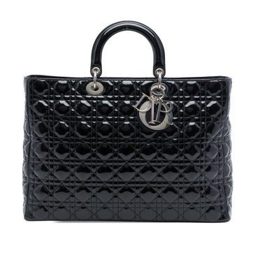 Extra Large Patent Cannage Lady Dior
