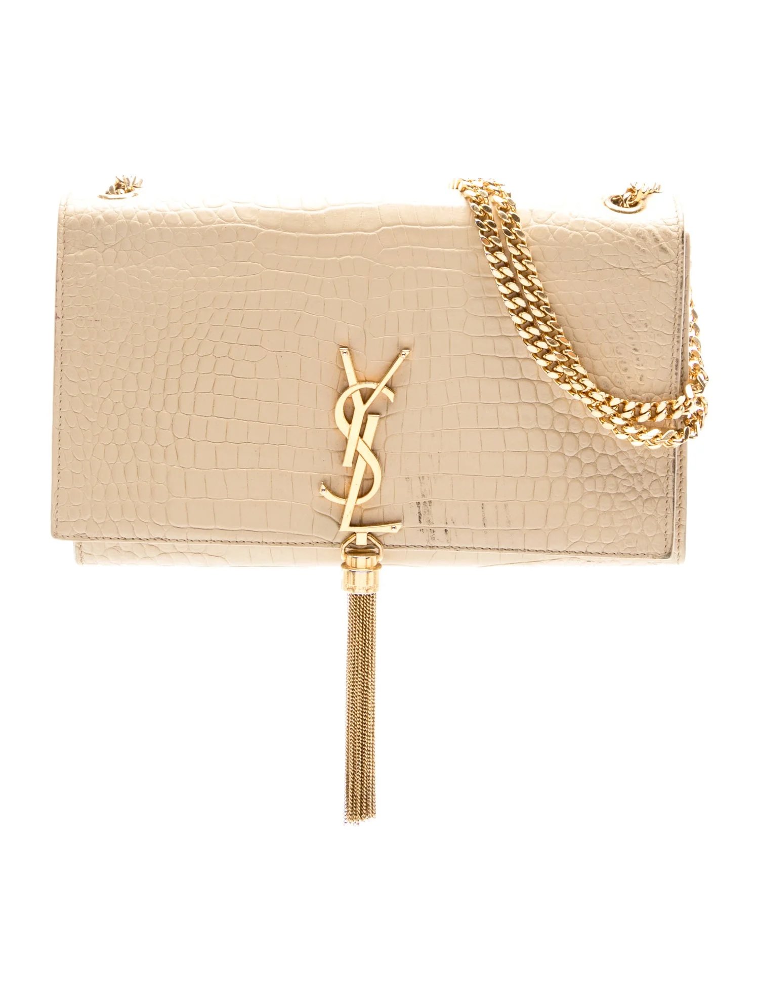 Embossed Leather Shoulder Bag