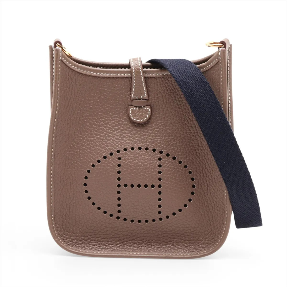 Hermès evelyn 16 TPM Amazon Taurillon Clemence Etoupe Gold Metal Fittings