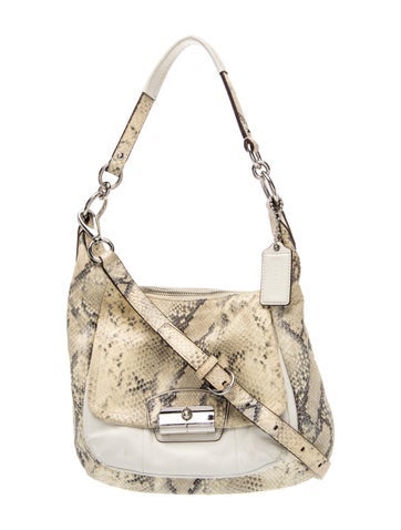 Embossed Leather Shoulder Bag