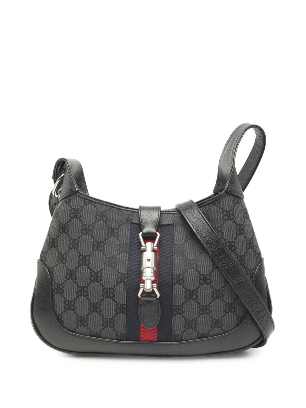 Balenciaga 2010-2025 Gucci The Hacker Project Small BB Canvas Web Jackie 1961 crossbody bag