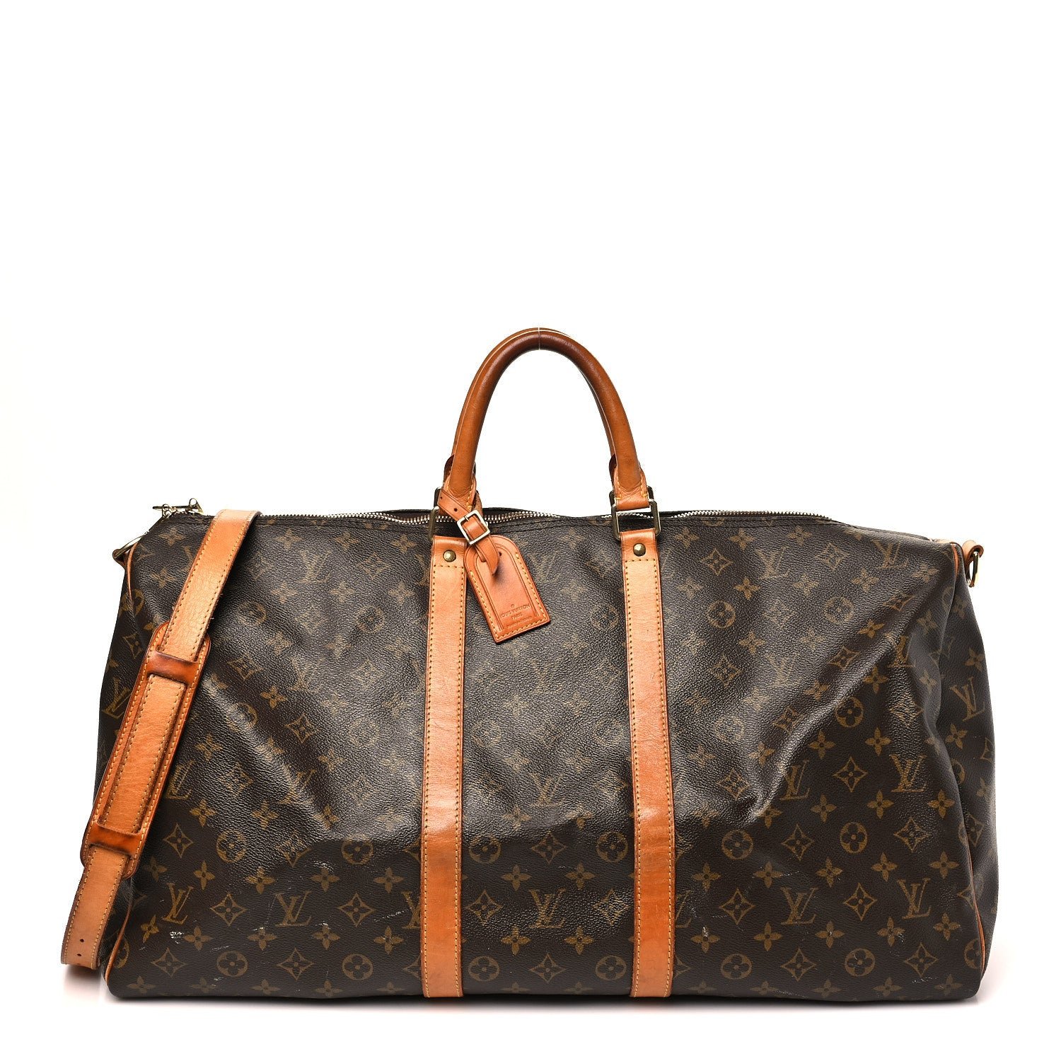Louis Vuitton Louis Vuitton Monogram Keepall Bandouliere 55