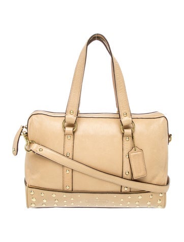 Leather Top Handle Bag