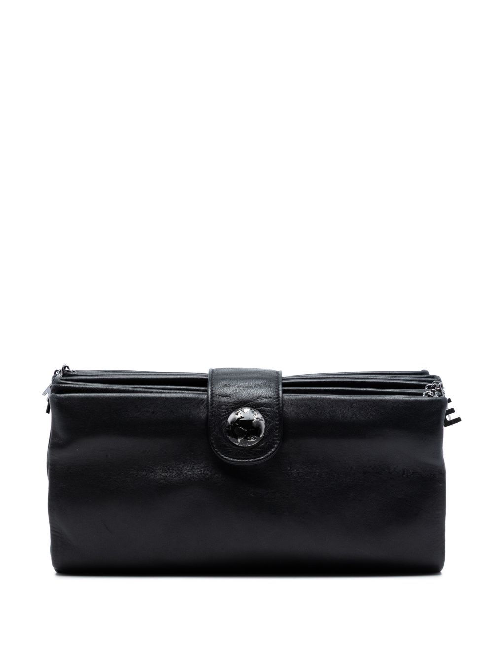 2013-2014 Lambskin Globe Emblem clutch bag