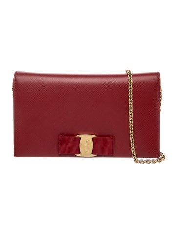 Ferragamo Vara Bow Clutch