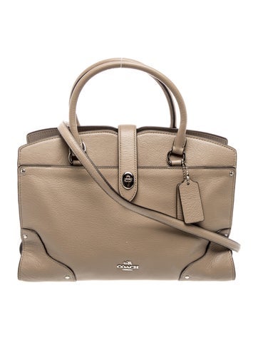 Leather Top Handle Bag