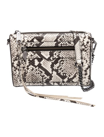 Embossed Leather Crossbody Bag